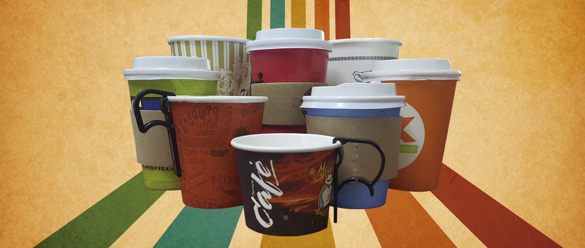 Vaso 12 Oz Polyboard para Cafe